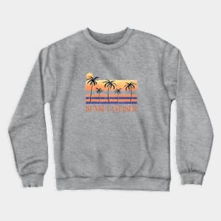 Sunset Chaser: Retro Vintage Style Crewneck Sweatshirt